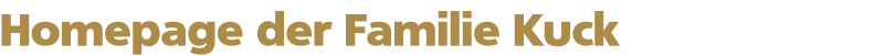 Homepage der Familie Kuck
